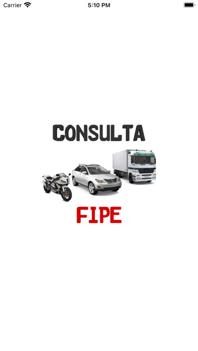 Emulate iPhone app Consulta Fipe Fácil using MyAndroid