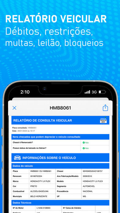 Emulate iPhone app Consulta placa veículo using MyAndroid Emulate iPhone app Consulta placa veículo using MyAndroid