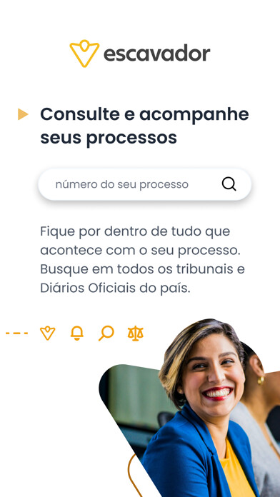 Emulate iPhone app Consultar Processo - Escavador using MyAndroid Emulate iPhone app Consultar Processo - Escavador using MyAndroid