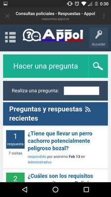 Emulate Android APK Consultas policiales