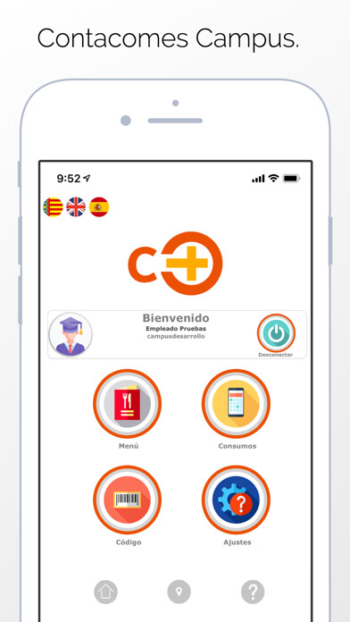 Emulate iPhone app Contacomes Campus using MyAndroid Emulate iPhone app Contacomes Campus using MyAndroid