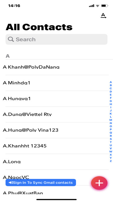 Emulate iPhone app Contact App for Gmail using MyAndroid Emulate iPhone app Contact App for Gmail using MyAndroid