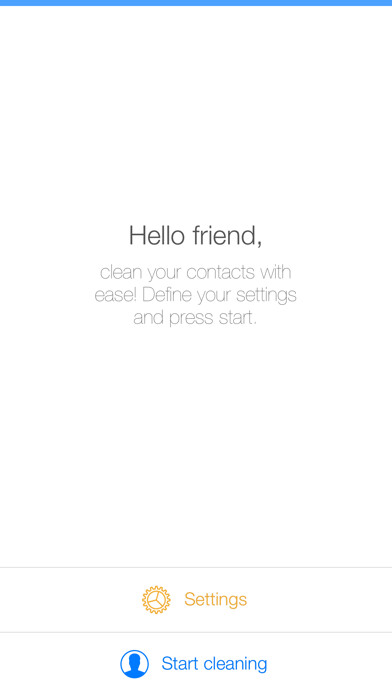 Emulate iPhone app Contact Cleaner - clean your contacts with ease using MyAndroid Emulate iPhone app Contact Cleaner - clean your contacts with ease using MyAndroid
