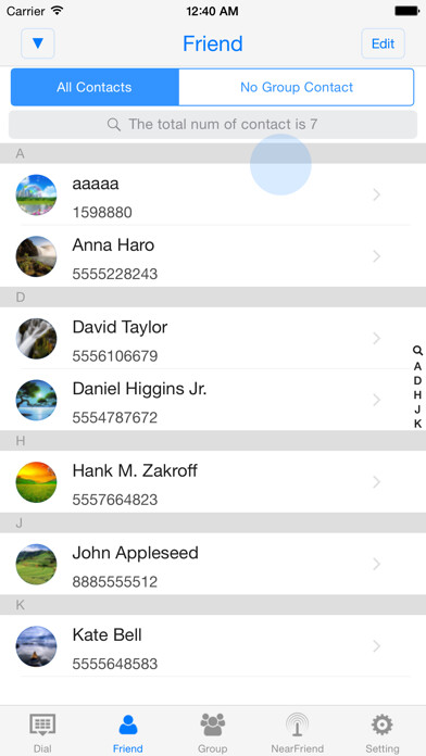 Emulate iPhone app ContactEasy$-address book help using MyAndroid Emulate iPhone app ContactEasy$-address book help using MyAndroid