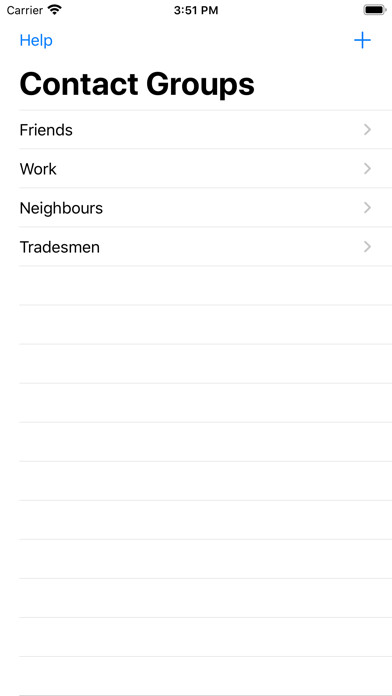 Emulate iPhone app Contact Groups using MyAndroid Emulate iPhone app Contact Groups using MyAndroid