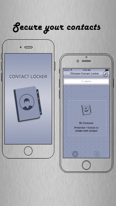 Emulate iPhone app Contact Locker - Secure Your Contact using MyAndroid
