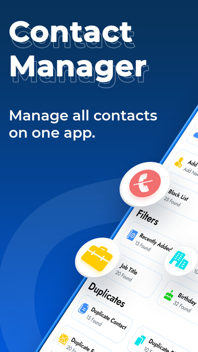 Emulate iPhone app Contact Manager, Backup, Merge using MyAndroid