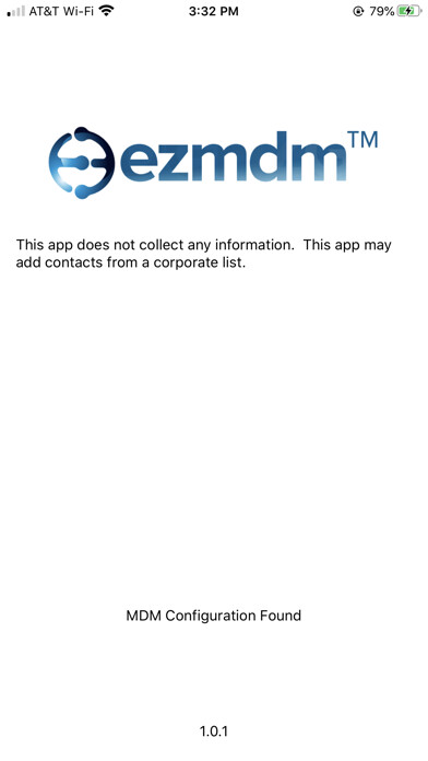 Emulate iPhone app ContactsByEzMDM using MyAndroid