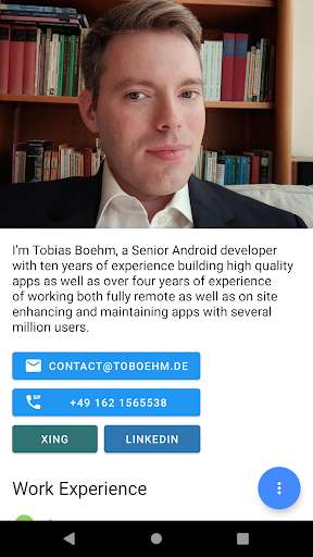 Run android online APK Contact ToBoehm from MyAndroid or emulate Contact ToBoehm using MyAndroid