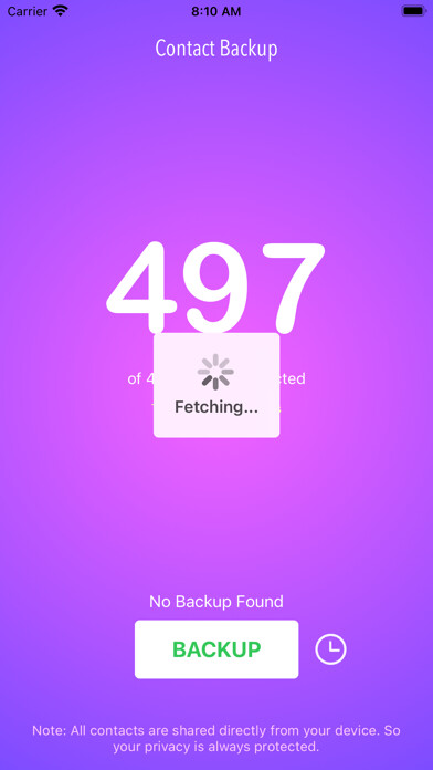Emulate iPhone app Contact to pdf, xls, html, txt using MyAndroid