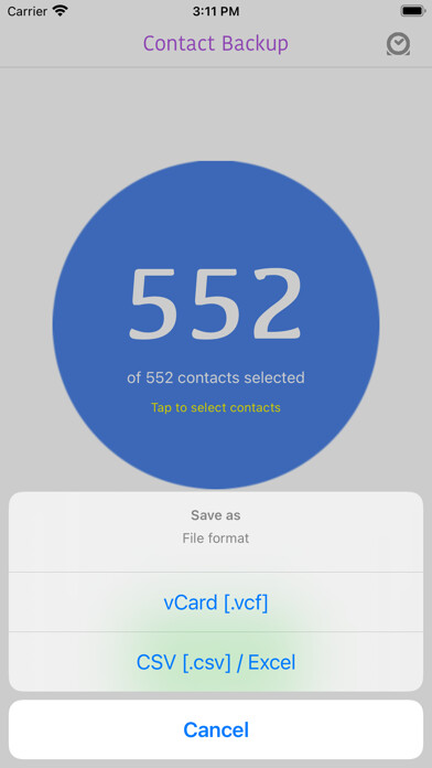 Emulate iPhone app Contact transfer as vCard, csv using MyAndroid Emulate iPhone app Contact transfer as vCard, csv using MyAndroid