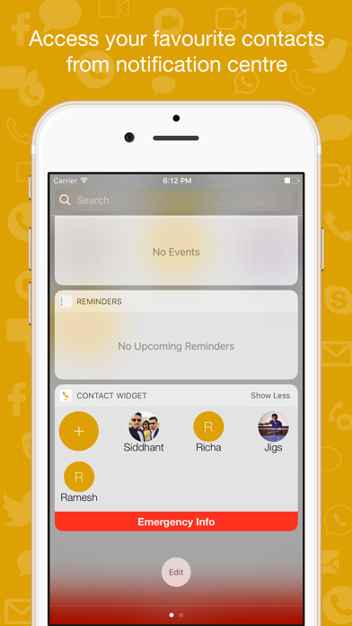Emulate iPhone app Contact Widget using MyAndroid Emulate iPhone app Contact Widget using MyAndroid
