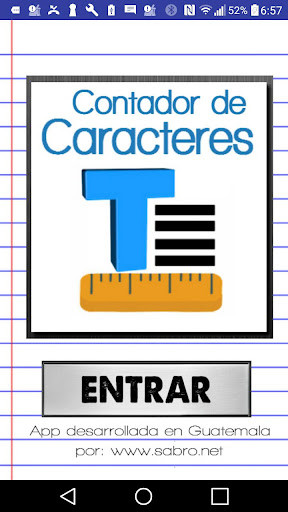 Run android online APK Contador de caracteres from MyAndroid or emulate Contador de caracteres using MyAndroid