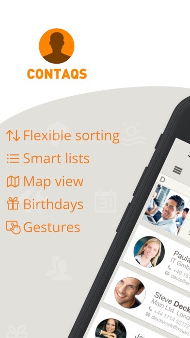 Emulate iPhone app Contaqs - The Contact Manager using MyAndroid Emulate iPhone app Contaqs - The Contact Manager using MyAndroid