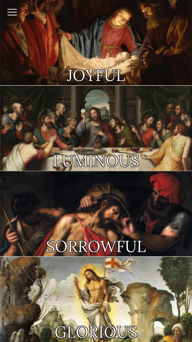 Emulate iPhone app Contemplatio: Rosary on images using MyAndroid Emulate iPhone app Contemplatio: Rosary on images using MyAndroid