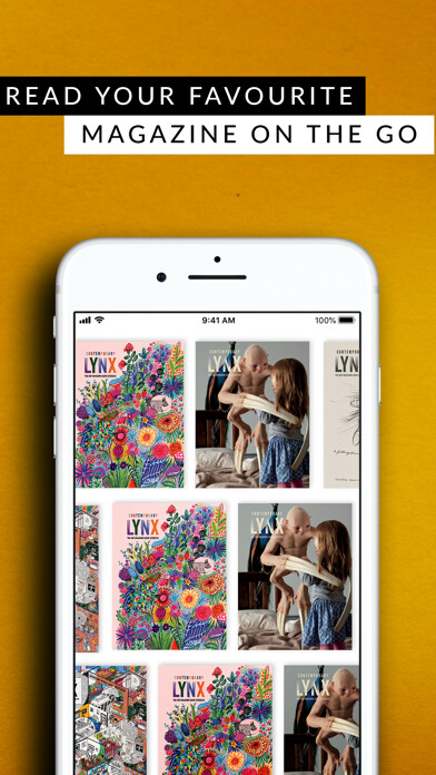 Emulate iPhone app Contemporary Lynx Magazine using MyAndroid