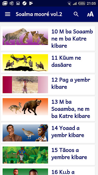 Run android online APK Contes mooré avec audio vol. 2 from MyAndroid or emulate Contes mooré avec audio vol. 2 using MyAndroid Run android online APK Contes mooré avec audio vol. 2 from MyAndroid or emulate Contes mooré avec audio vol. 2 using MyAndroid