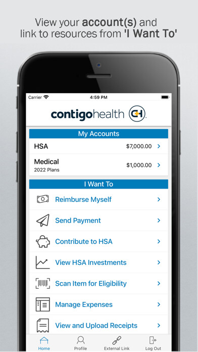 Emulate iPhone app Contigo Health FSA using MyAndroid Emulate iPhone app Contigo Health FSA using MyAndroid