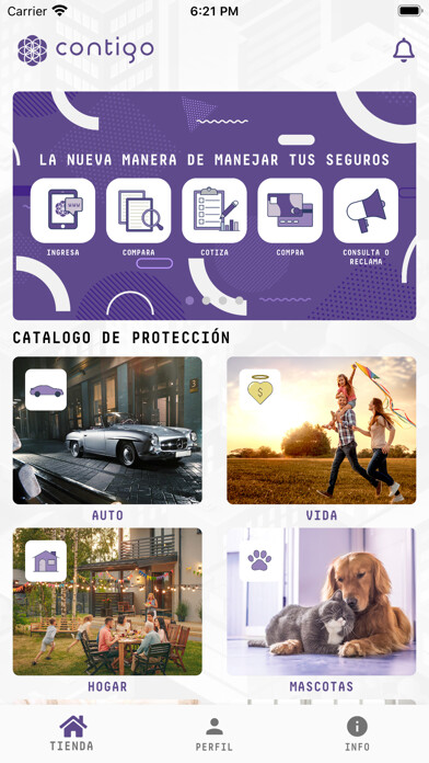 Emulate iPhone app Contigo Mobile using MyAndroid