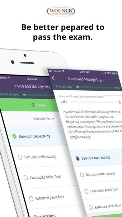 Emulate iPhone app Continence Care Prep & Review using MyAndroid