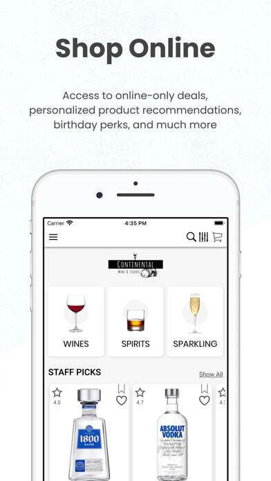 Emulate iPhone app Continental Wine & Liquor using MyAndroid Emulate iPhone app Continental Wine & Liquor using MyAndroid