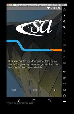 Emulate Android APK Continuity South Africa (Unreleased) Emulate Android APK Continuity South Africa (Unreleased)