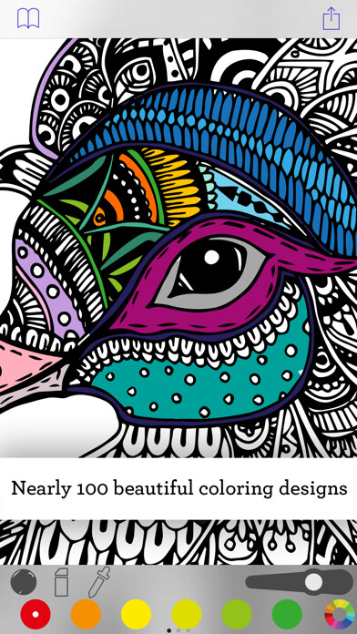 Emulate iPhone app Contour Color - Coloring App using MyAndroid Emulate iPhone app Contour Color - Coloring App using MyAndroid