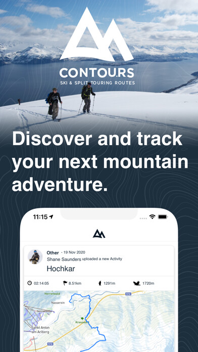 Emulate iPhone app Contours: Ski Touring GPS using MyAndroid Emulate iPhone app Contours: Ski Touring GPS using MyAndroid