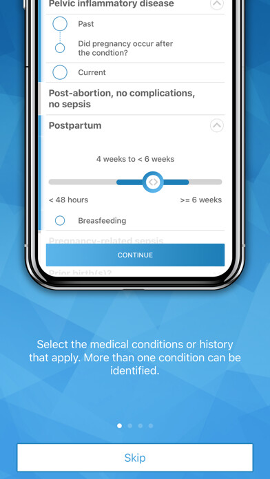 Emulate iPhone app Contraception Eligibility tool using MyAndroid Emulate iPhone app Contraception Eligibility tool using MyAndroid