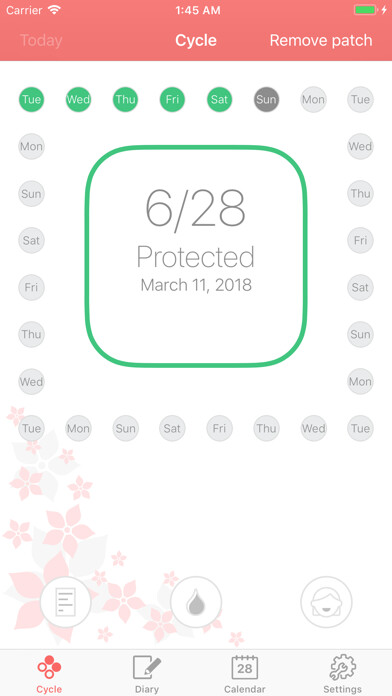 Emulate iPhone app Contraceptive Patch Reminder using MyAndroid Emulate iPhone app Contraceptive Patch Reminder using MyAndroid