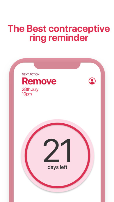 Emulate iPhone app Contraceptive Ring Reminder + using MyAndroid