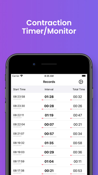 Emulate iPhone app Contraction Timer - CMate using MyAndroid Emulate iPhone app Contraction Timer - CMate using MyAndroid