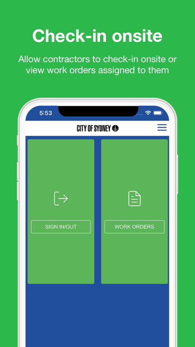 Emulate iPhone app Contractor – City of Sydney using MyAndroid