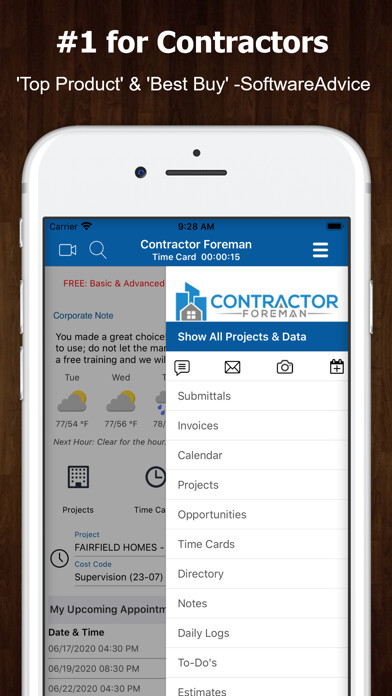Emulate iPhone app Contractor Foreman using MyAndroid Emulate iPhone app Contractor Foreman using MyAndroid