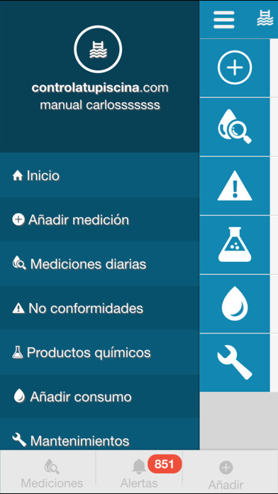 Emulate iPhone app Controlatupiscina using MyAndroid
