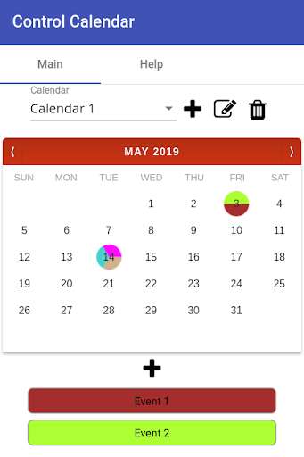 Run android online APK Control Calendar from MyAndroid or emulate Control Calendar using MyAndroid