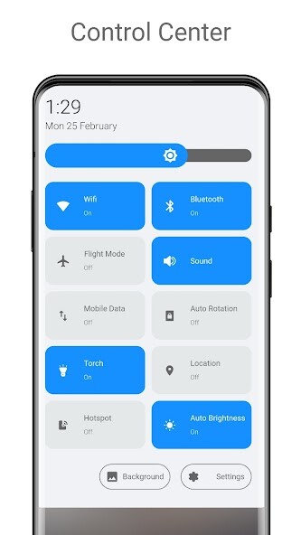 Run android online APK Control Center Android 12 Styl from MyAndroid or emulate Control Center Android 12 Styl using MyAndroid