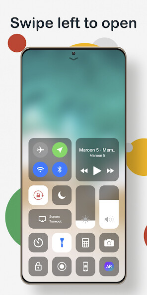 Run android online APK Control Center iPhone 14 - iOS from MyAndroid or emulate Control Center iPhone 14 - iOS using MyAndroid
