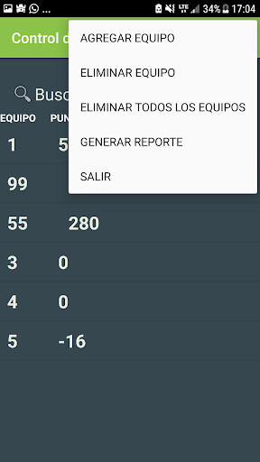 Emulate Android APK Control de Creditos