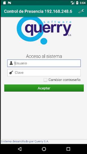 Run android online APK Control de presencia Querry from MyAndroid or emulate Control de presencia Querry using MyAndroid