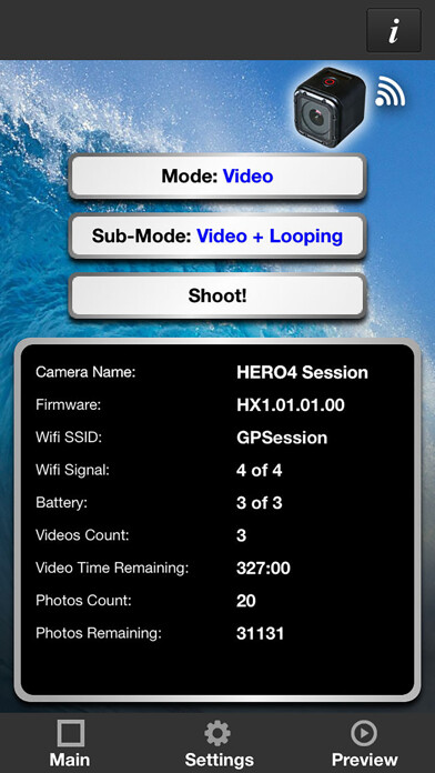 Emulate iPhone app Control for GoPro Session using MyAndroid Emulate iPhone app Control for GoPro Session using MyAndroid