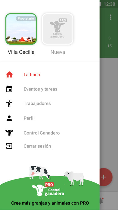 Emulate iPhone app Control Ganadero using MyAndroid