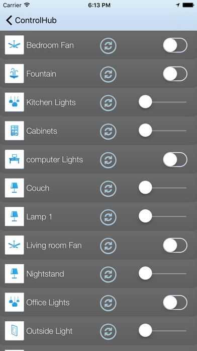 Emulate iPhone app ControlHub using MyAndroid