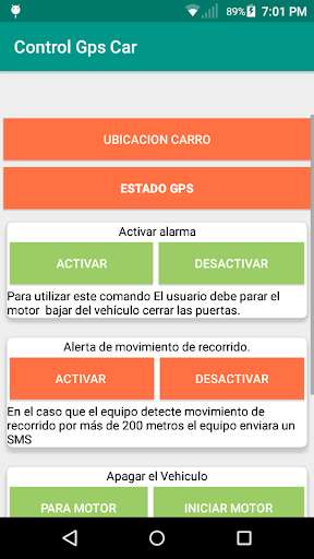 Run android online APK Control localizador GPS Car from MyAndroid or emulate Control localizador GPS Car using MyAndroid