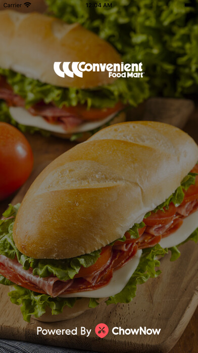 Emulate iPhone app Convenient Food Mart using MyAndroid