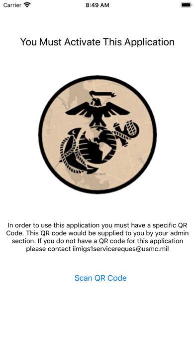 Emulate iPhone app Converge USMC @ II MIG using MyAndroid