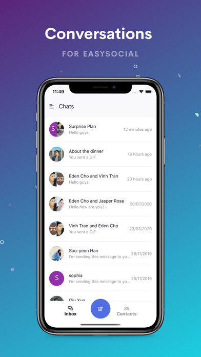 Emulate iPhone app Conversations by StackIdeas using MyAndroid Emulate iPhone app Conversations by StackIdeas using MyAndroid