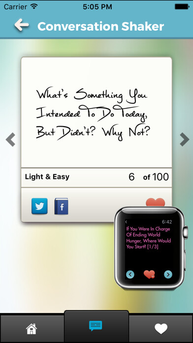 Emulate iPhone app Conversation Shaker using MyAndroid Emulate iPhone app Conversation Shaker using MyAndroid