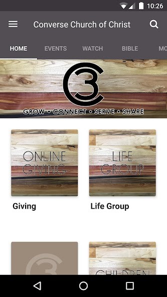 Run android online APK Converse Church of Christ from MyAndroid or emulate Converse Church of Christ using MyAndroid