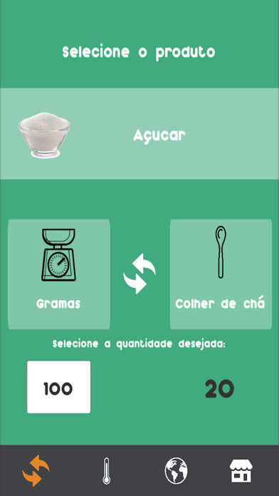 Emulate iPhone app Conversor Culinário using MyAndroid Emulate iPhone app Conversor Culinário using MyAndroid